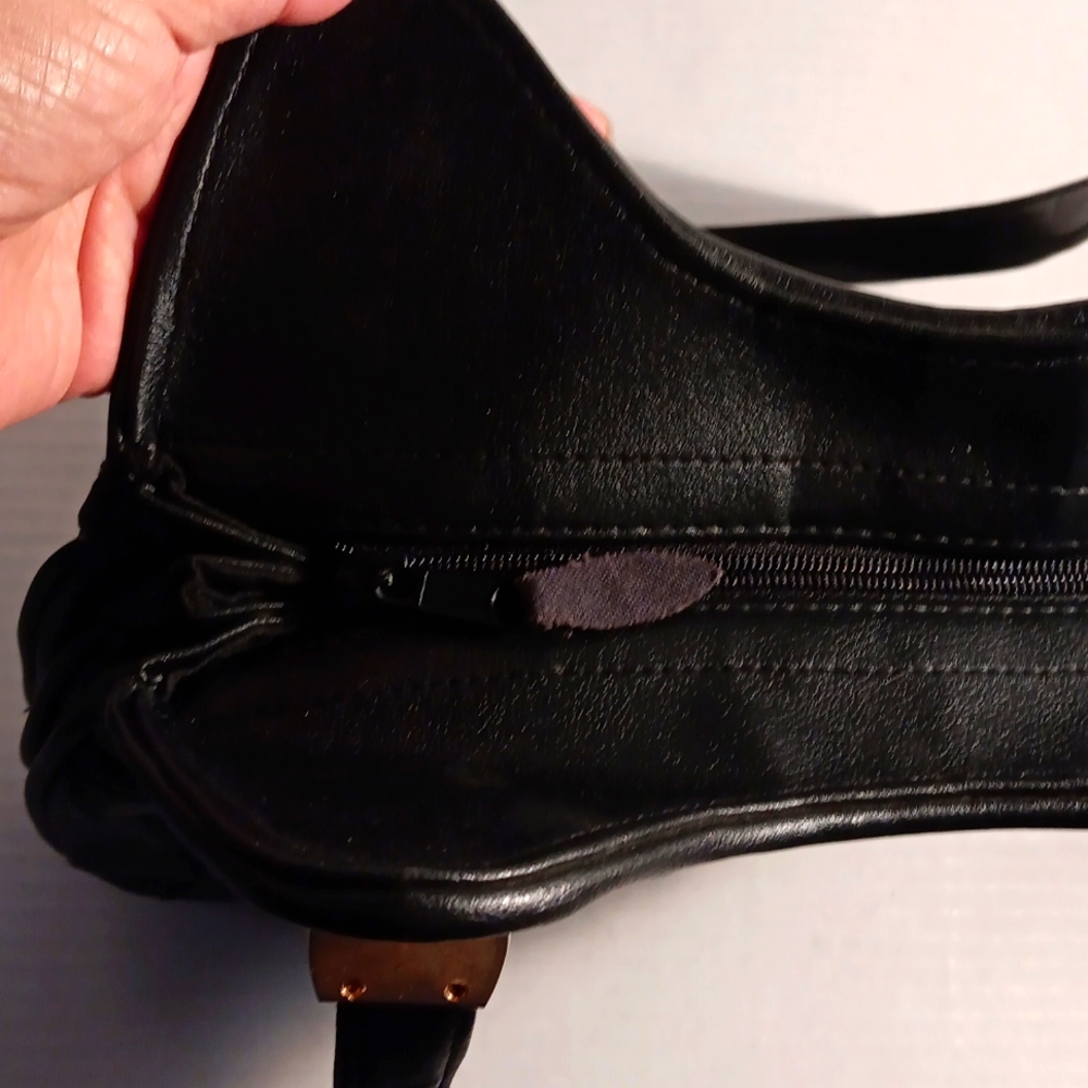 Leather Patchwork Purse - image 8